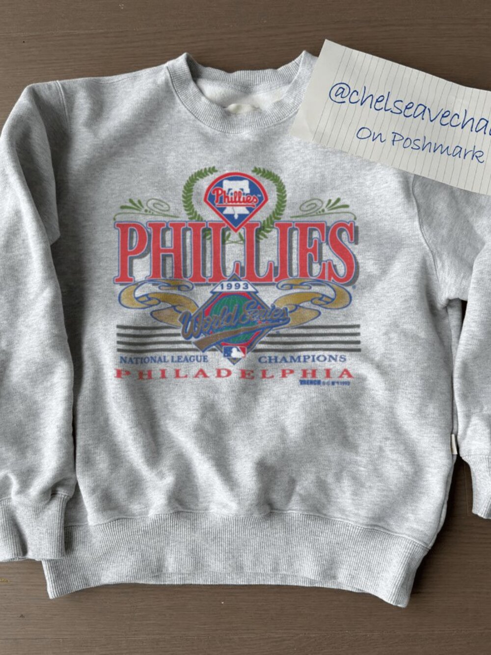 Vintage Philadelphia Phillies 1993 World Series Champions Sweatshirt, MLB Shirt
